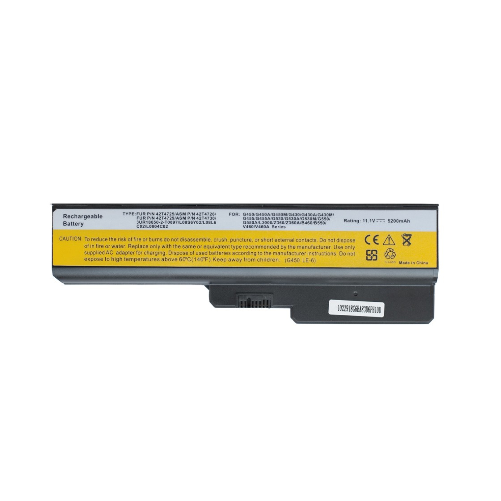Батарея для ноутбука LENOVO L08L6C02