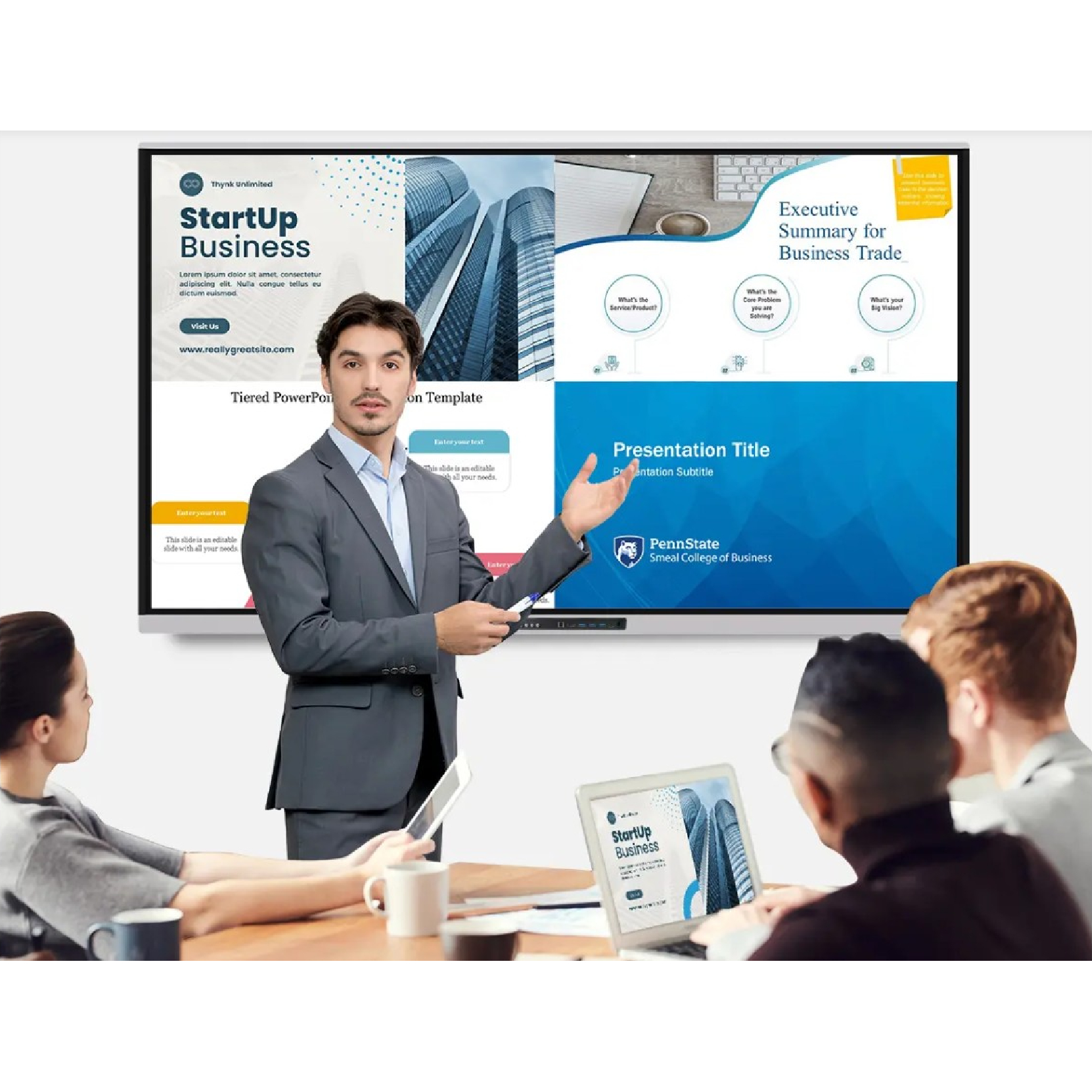 Интерактивная панель 65"LED Interactive