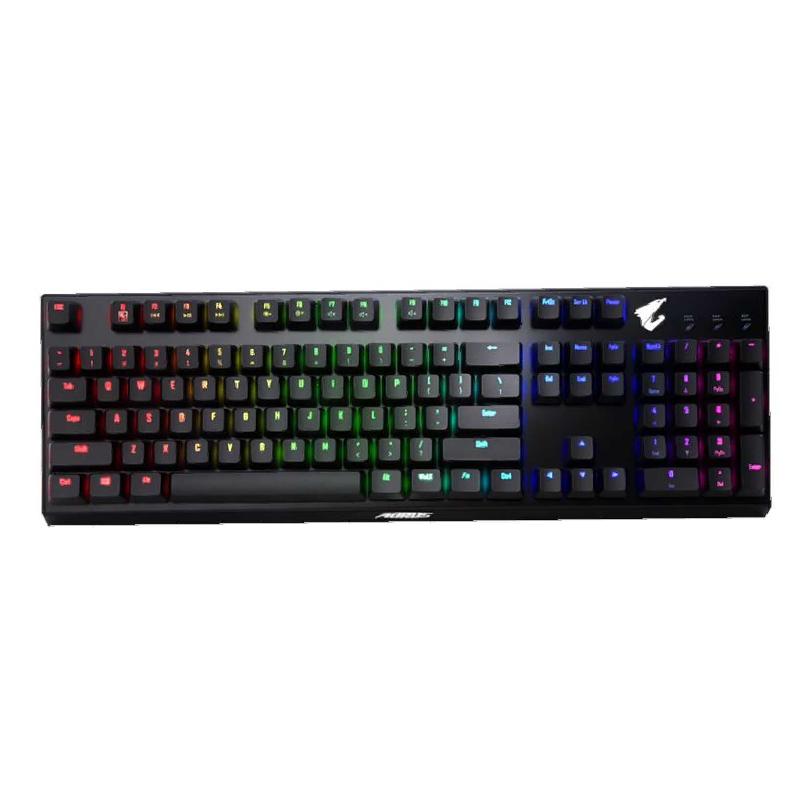 Keyboard AORUS K9 BLACK RGB LED MECHANICAL GAMING KEYBOARD USB US