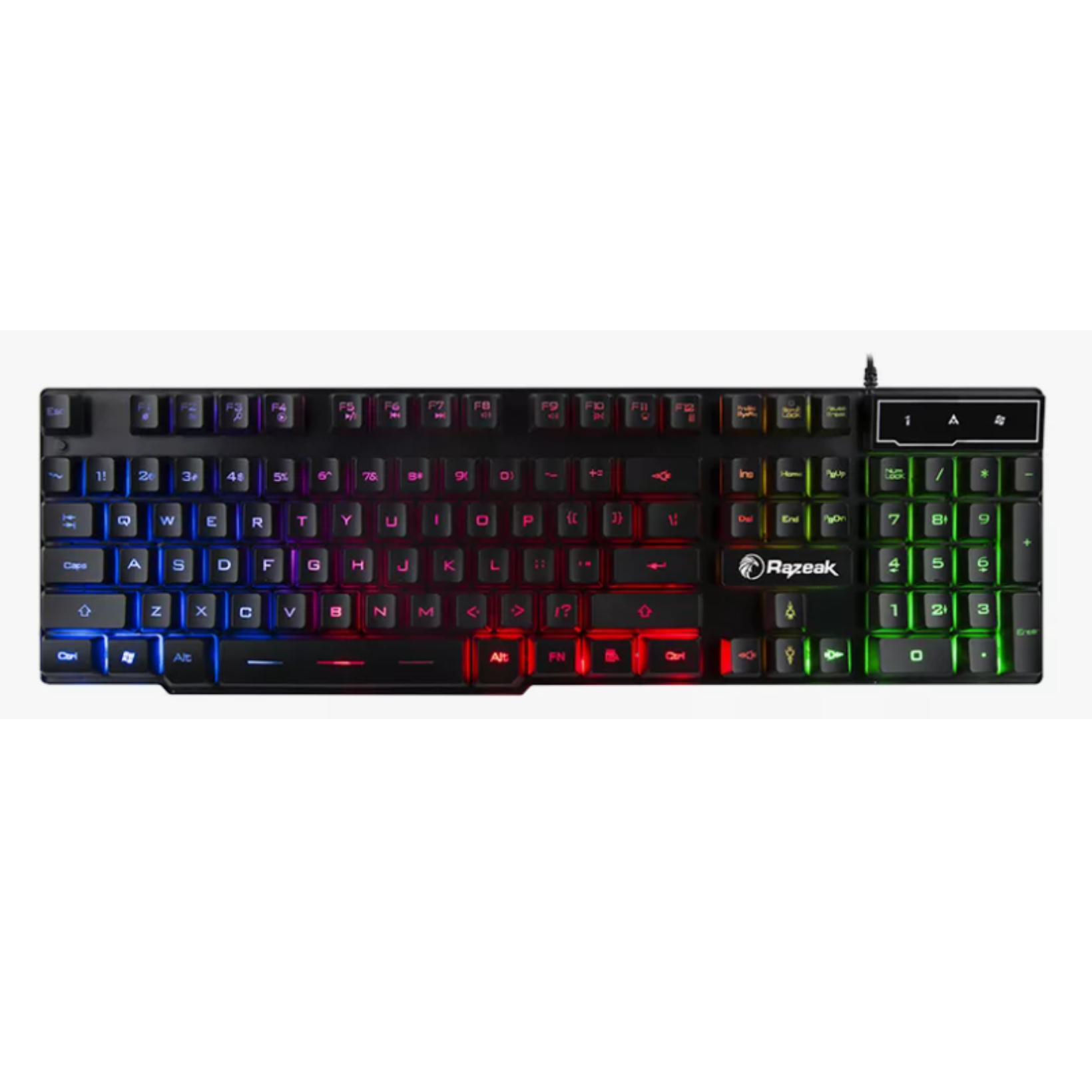 Keyboard Winstar Razeak RK-8778 GAMING COLOR LED RUS USB