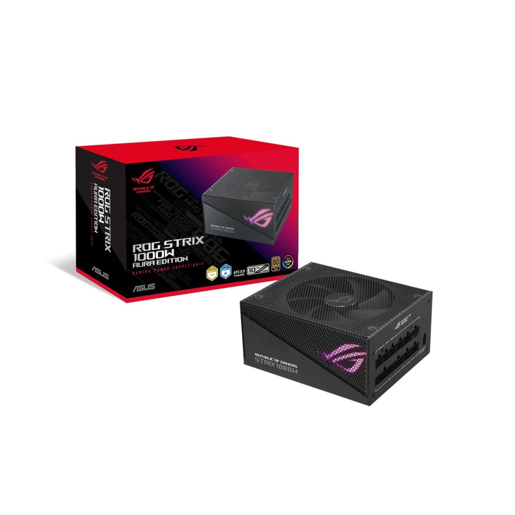Блок питание Power Unit ASUS ROG-STRIX-1000G-AURA GAMING 1000W 80 PLUS GOLD certified 100-240V_ATX